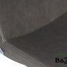 Стул барный ALDO (серый PU YP4, основание из нержавеющей стали)